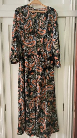 Vestido estampado de Stradivarius