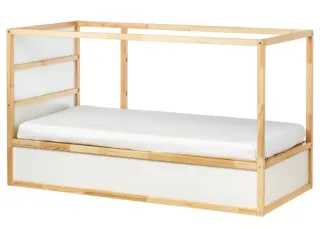 Cama + COLCHÓN (mod Ikea KURA reversible blanco)