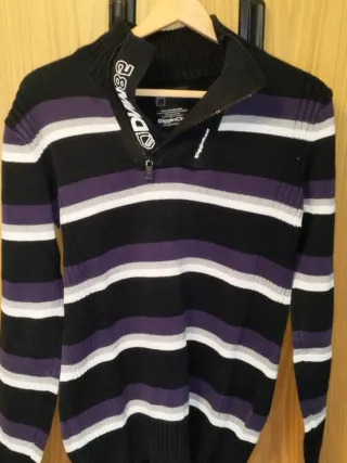 Jersey DigginChd Clockhouse Hombre Rayas Morado