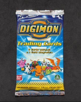 Bustina Digimon Trading Cards 1999 Sigillata