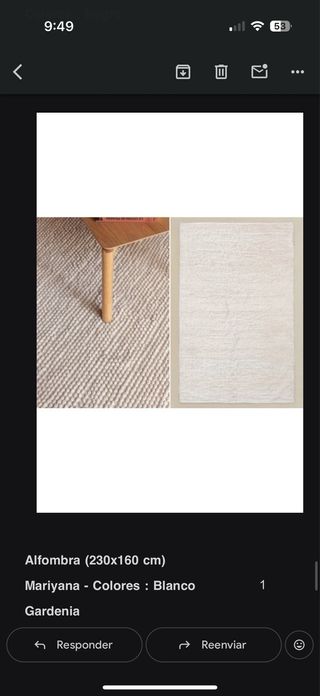 Alfombra Mariyana Sklum Beige