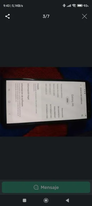 Samsung Galaxy A6 Negro