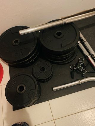 Set pesi palestra e bilancieri