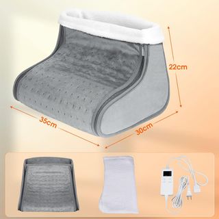 Calentador de Pies Eléctrico Gris