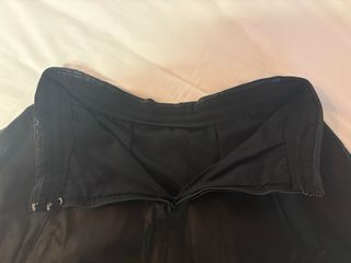 Falda vintage cuero negra