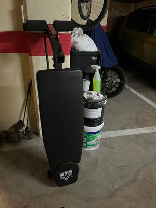 Banco de abdominales y gimnasia