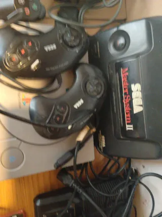 Lote Consolas y Mandos Sega Play 1 mandos DualShoc