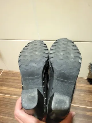 Botines tacón negros talla 37