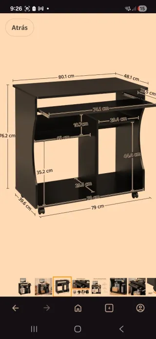 Mesa ordenador (Urge vta.)