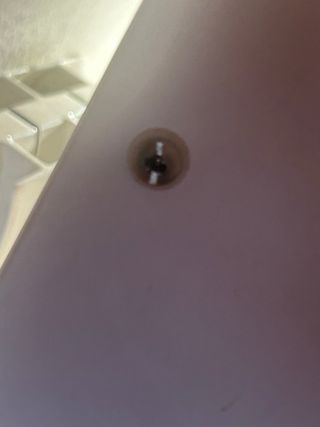 Cuna bebé blanca con osito