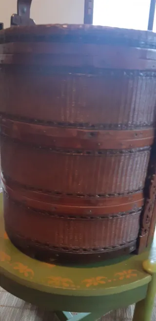 Cesta antigua china para comida