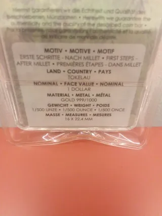 Moneda Oro Van Gogh Obras Maestras