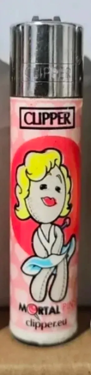 Mechero Clipper Mortal Pink Marilyn y wiston