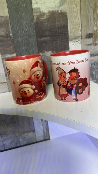 Tazas Navideñas Cerámica