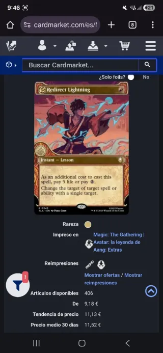 Carta Magic Redirect Lightning