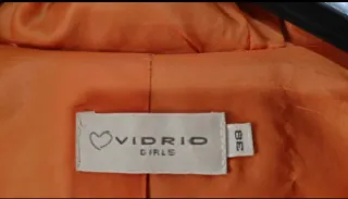Chaquetón como NUEVO pelo marrón/naranja TALLA M
