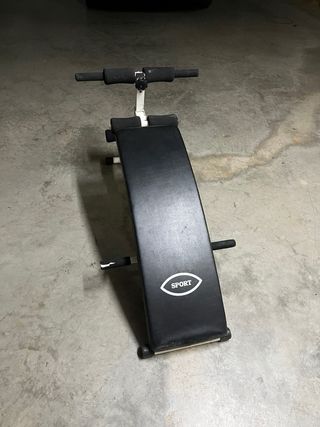 Banco de abdominales y gimnasia