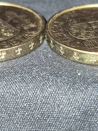 2 Monedas 100 Ptas 1983 Flor de Lis