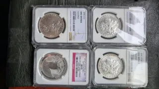Monedas NGC Certificadas 1878 Morgan y Kookaburra