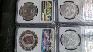 Monedas NGC Certificadas 1878 Morgan y Kookaburra