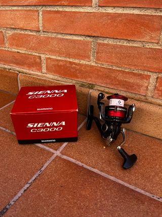 Caña y carrete Shimano Sienna C3000 nuevos