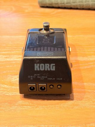 Afinador Korg Pitchblack Pedal Negro