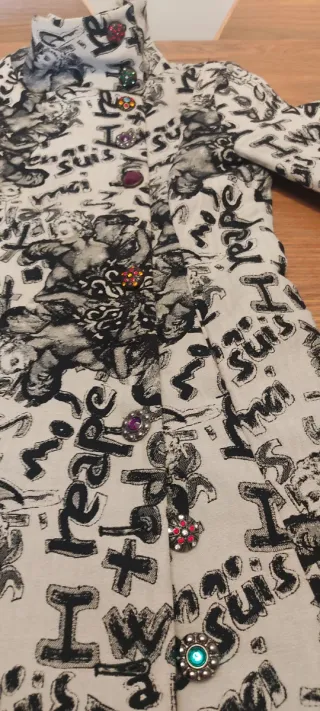 Abrigo Desigual estampado