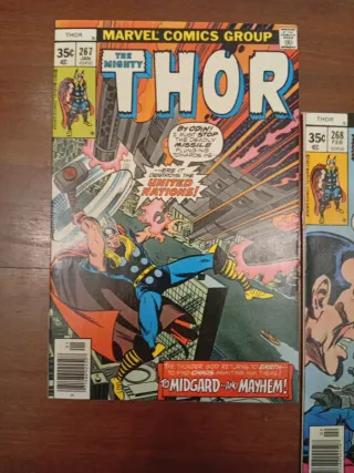 The Mighty Thor # 266 and 268 - 1977 FI Simonson