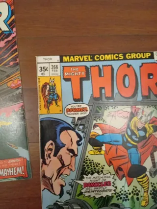 The Mighty Thor # 266 and 268 - 1977 FI Simonson