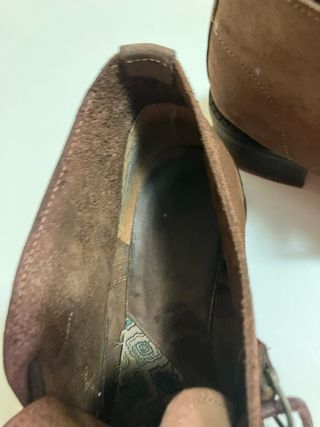 Botines piel vuelta marrones