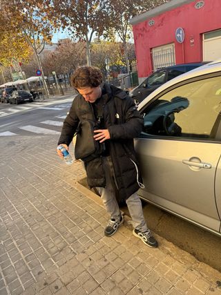 Bolsita Gucci Negra y Beige