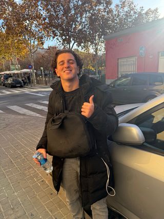 Bolsita Gucci Negra y Beige