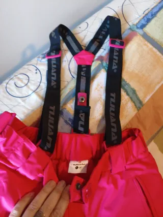 Pantalón de esquí mujer rosa Talla L/42