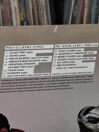 Vinilo Rap Madvillain Demos LP 2002