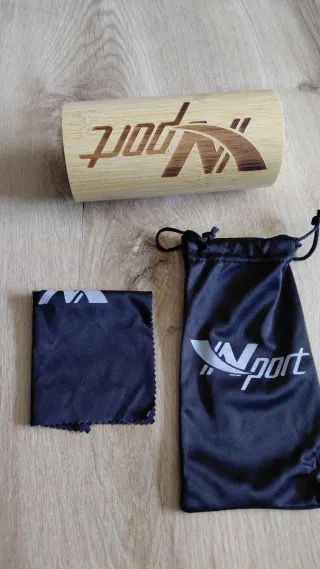 Gafas de Sol Madera Azul y Marrón