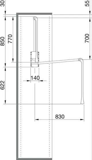 Colgador abatible para armario Nuevo