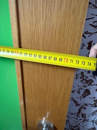 Puerta de salón con cristal