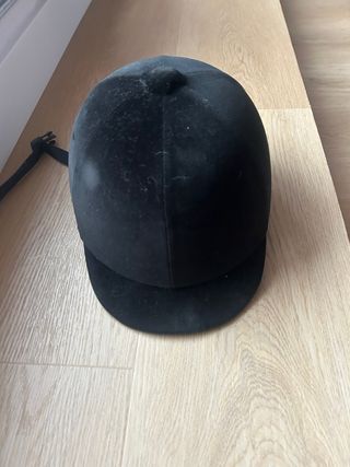 Casco de equitación negro