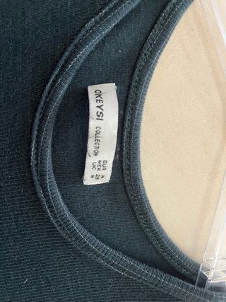 Vestido tirantes verde oliva