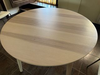 Mesa Redonda Ikea Lisabo Madera