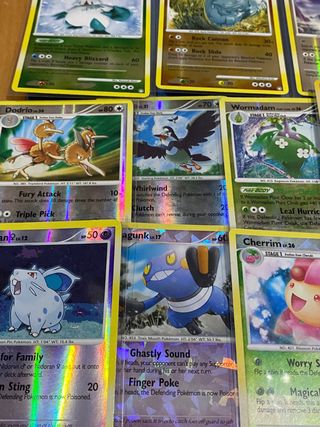 12 cartas pokémon ANTIGUAS REVERSE/HOLO