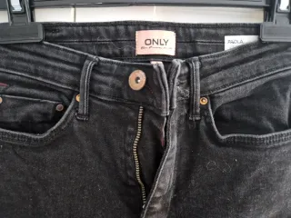 Pantalón vaquero negro ONLY mujer