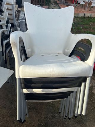 30 Sillas de bar apilables