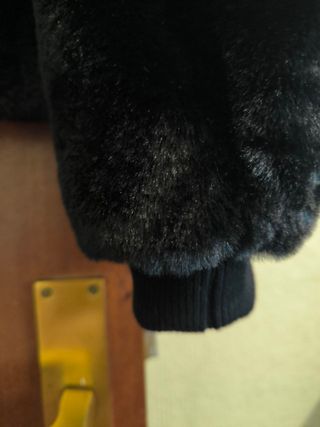 Bomber Benetton Negra Nueva Colección