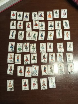 Sellos España - Trajes Regionales