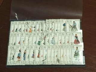 Sellos España - Trajes Regionales