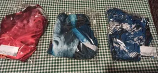 3 Camisetas Lobo, Fuego, Samurái