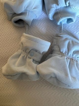 Buzo de pana y polar para bebé