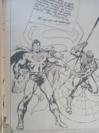 MARVEL/DC SUPERMAN SPIDERMAN HULK BRUGUERA1981