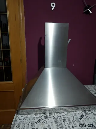 Campana extractora de cocina acero inoxidable